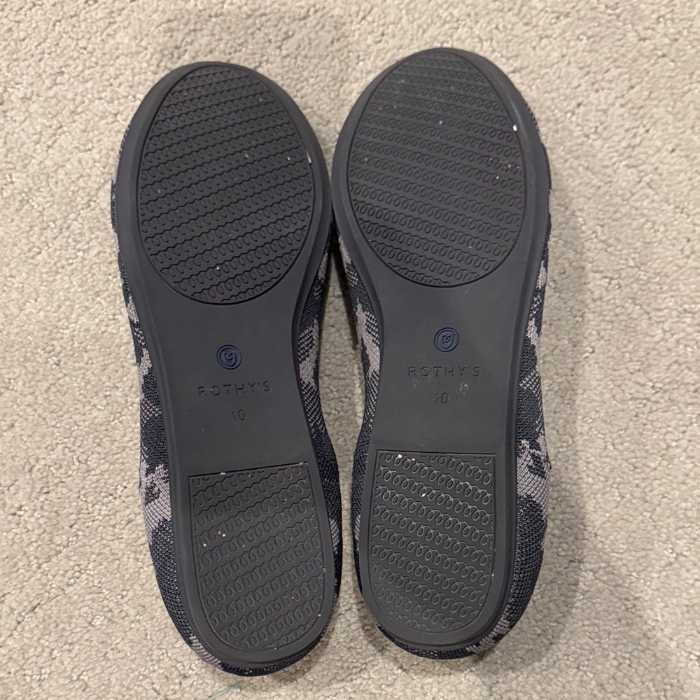 Rothy's Black and Gray Patterned Loafers - Picture 4 of 4